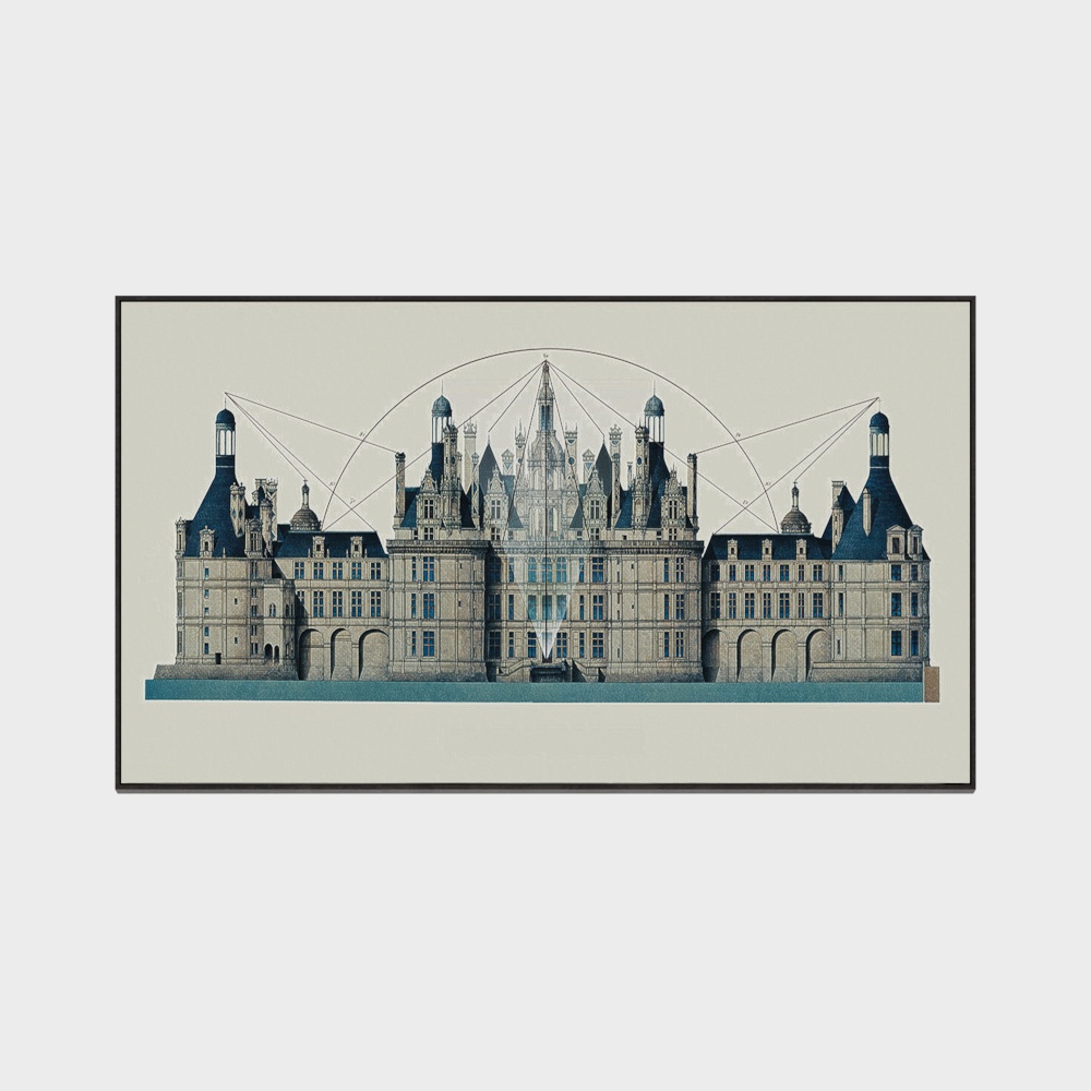 Château de Chambord 3D model - Low Poly Renaissance Architecture