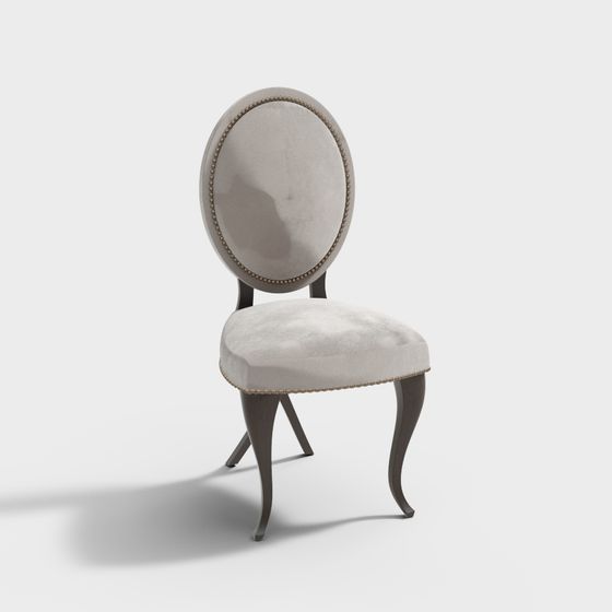 Elegant Vintage Chair 3D model for Modern Design