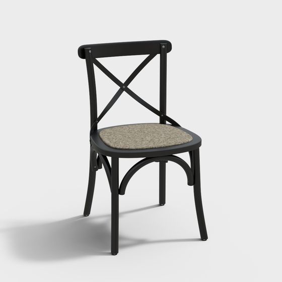 Retro Style Chair 3D model