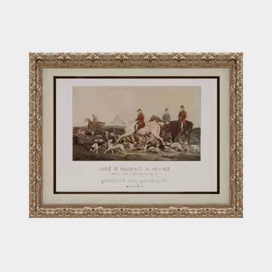 Vintage Hunting Scene 3D Model for Creative Projects