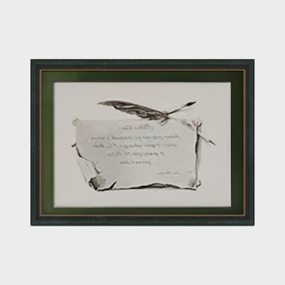 Vintage Manuscript 3D Model for Modern Use