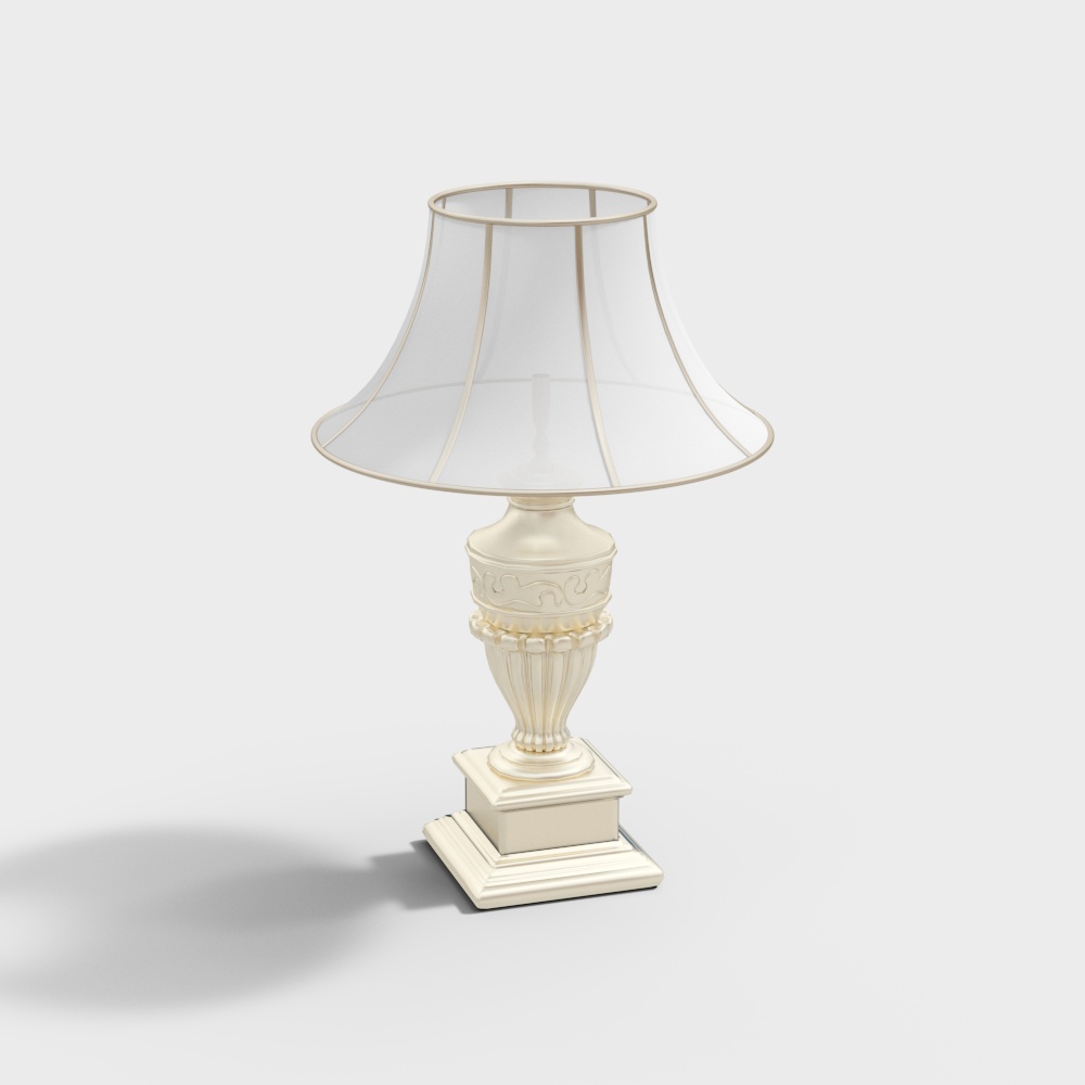 Vintage Elegance Lamp 3D model