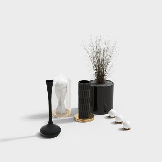 Stylish Minimalist 3D Model for Creative Projects