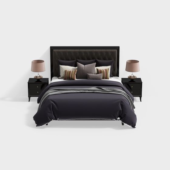 Combinaison de lit double américain