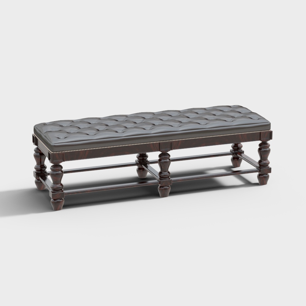 Amerikanischer Nachttischhocker