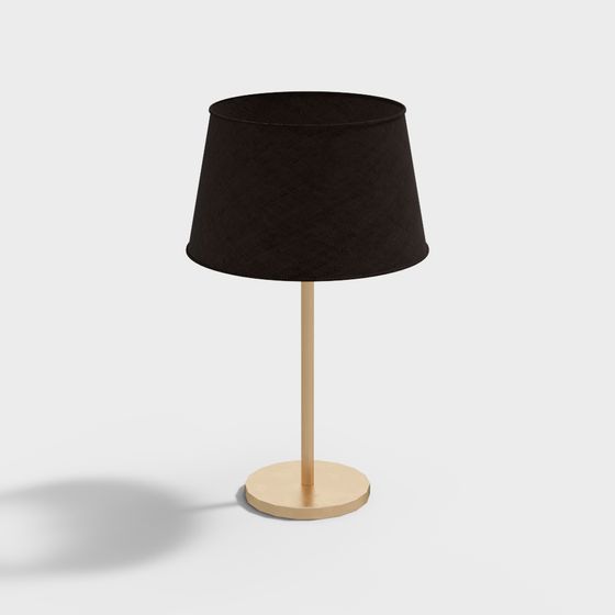Stylish Low-Poly Table Lamp 3D model