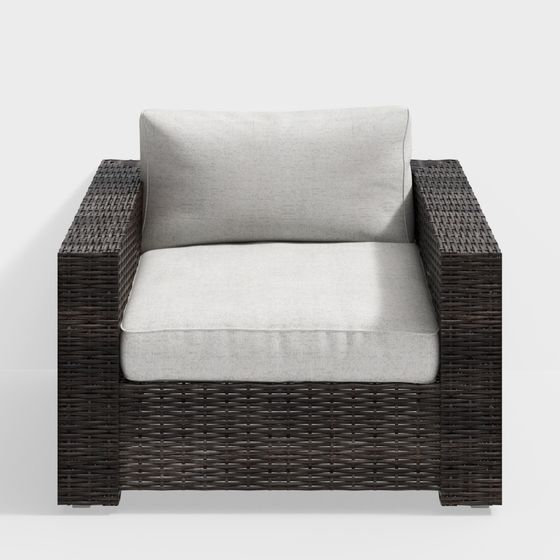 Südostasiatisches Outdoor-Einzelsofa