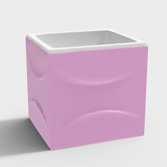 Wavy Cube 3D model for Modern Design
