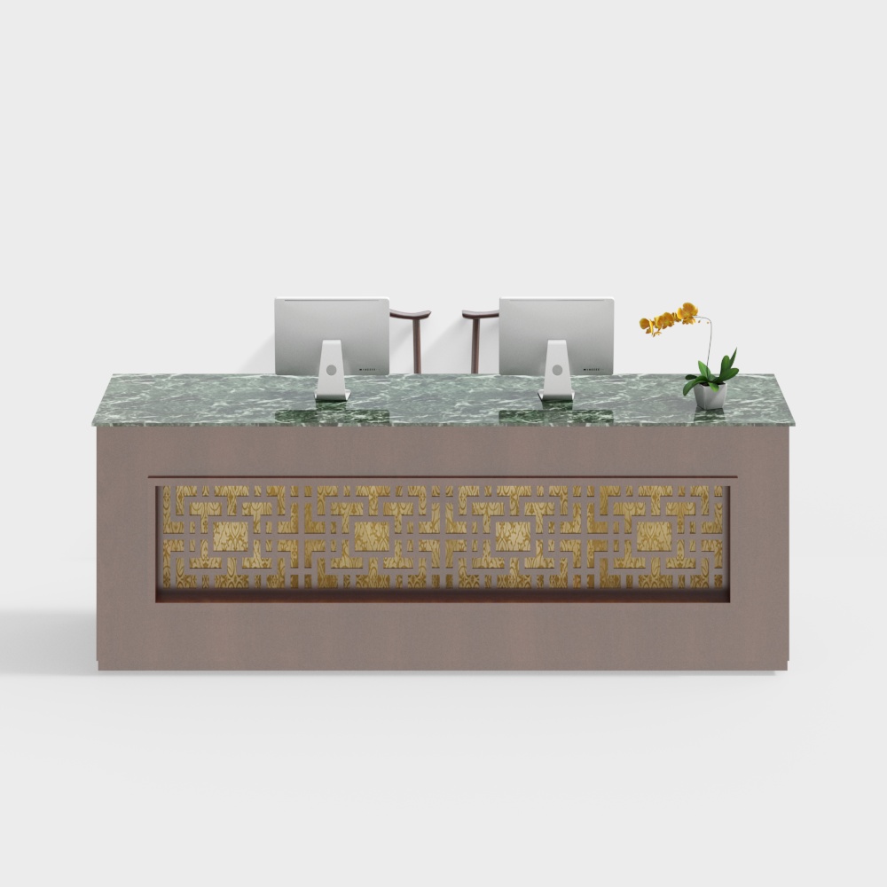 The front desk of the traditional Chinese medicine hall