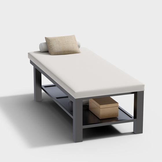 Urban Relaxation Bench 3D model