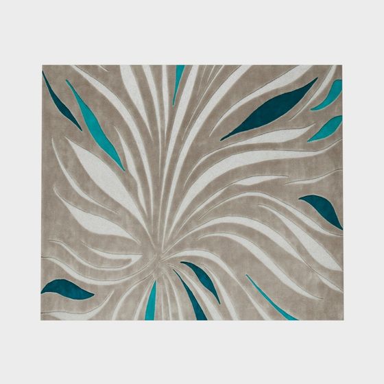 Tropical-Themed Carpet 3D model for Vibrant Spaces