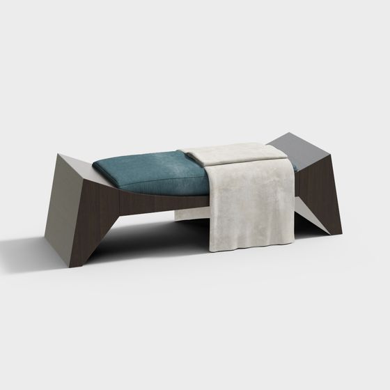 Geometric Dream Sofa 3D model for Modern Interiors
