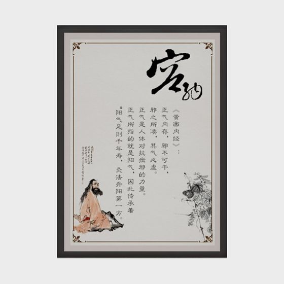 Huangdi Neijing 3D Model with Traditional Aesthetics