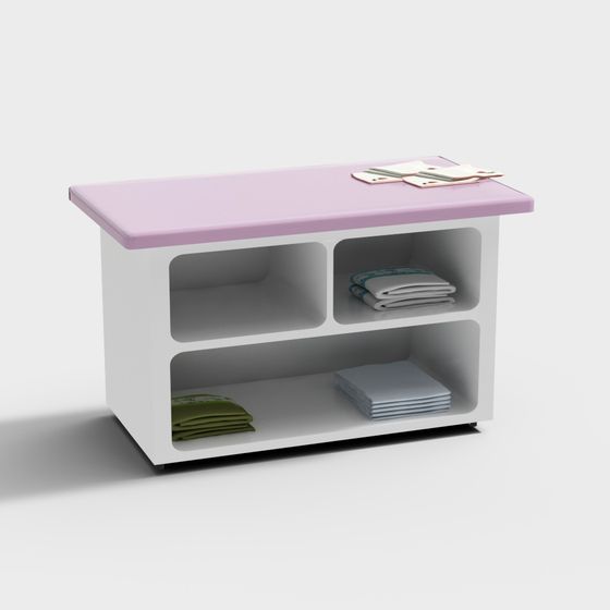 Minimalist Storage Cabinet 3D model