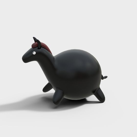 Bouncy Bull 3D Model for Versatile Applications