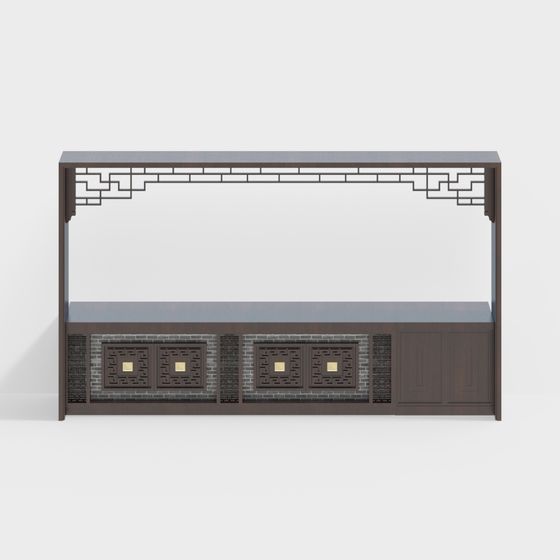 Elegant Chinese Screen 3D Model for Modern Design