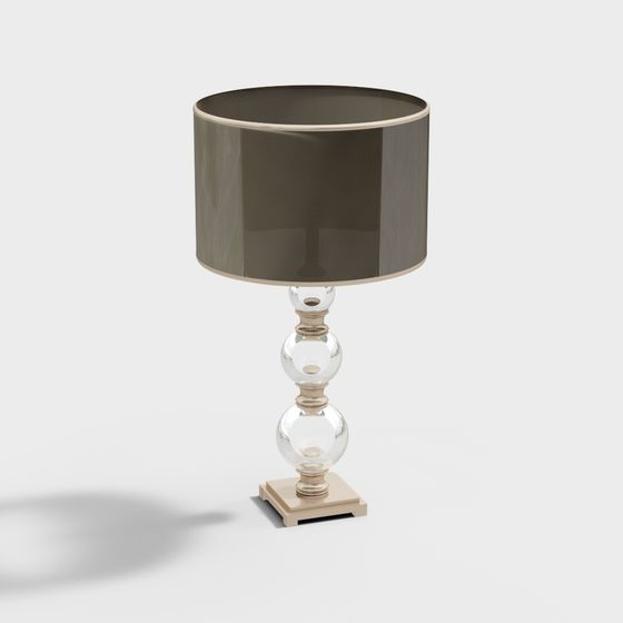 Elegant Low-Poly Table Lamp 3D model