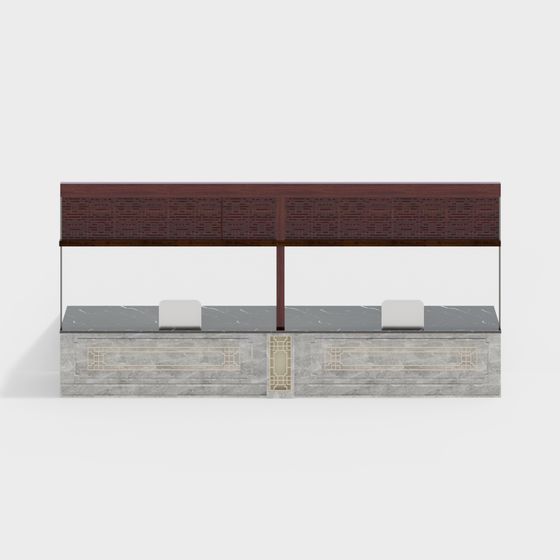Urban Reception Desk 3D model