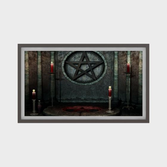 Mystical Ritual Room 3D Model