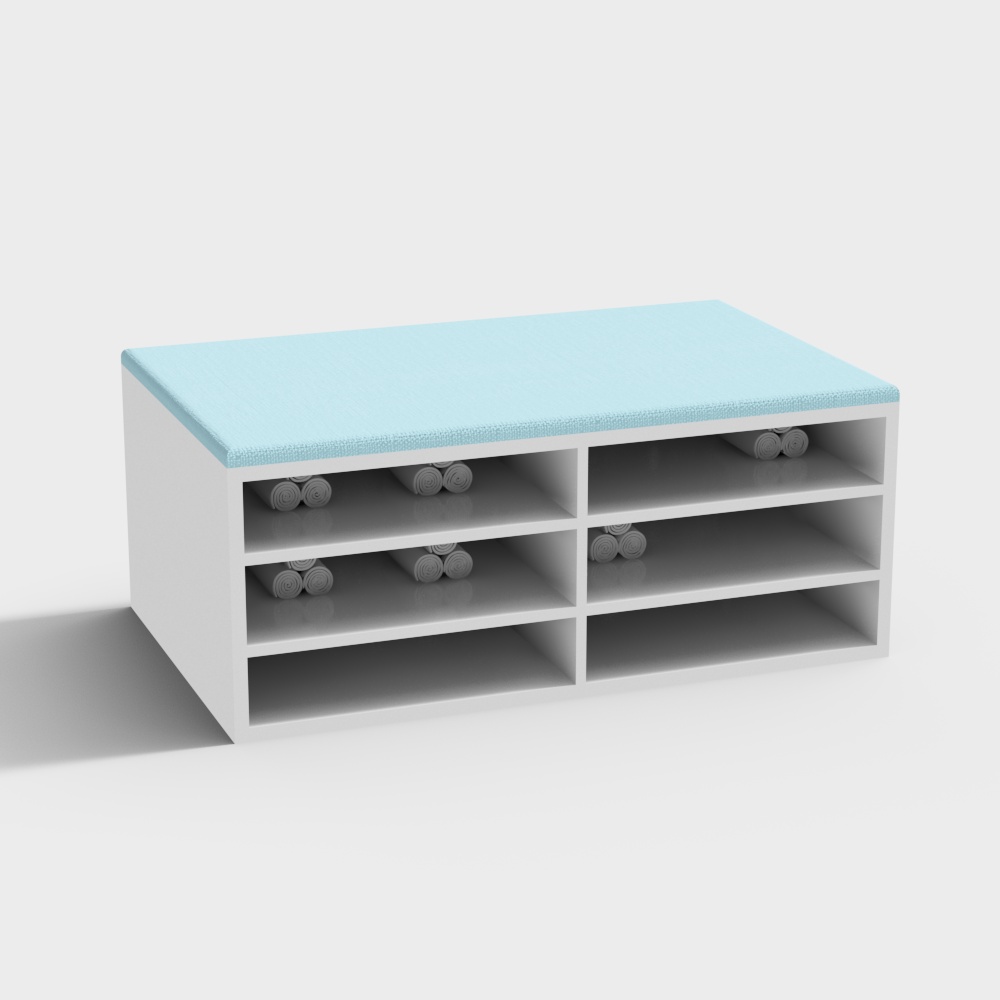 Children's swimming pool touching station