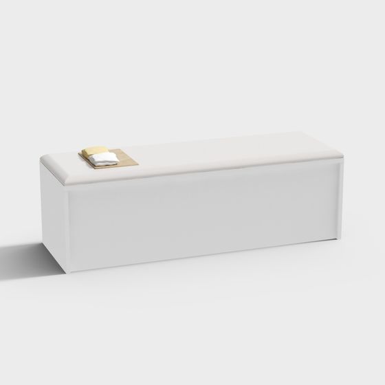 Urban Bench 3D model for Contemporary Spaces