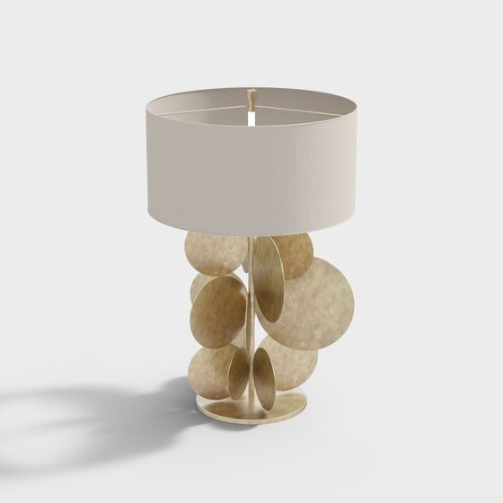 Elegant Low-Poly Lamp 3D Model Design