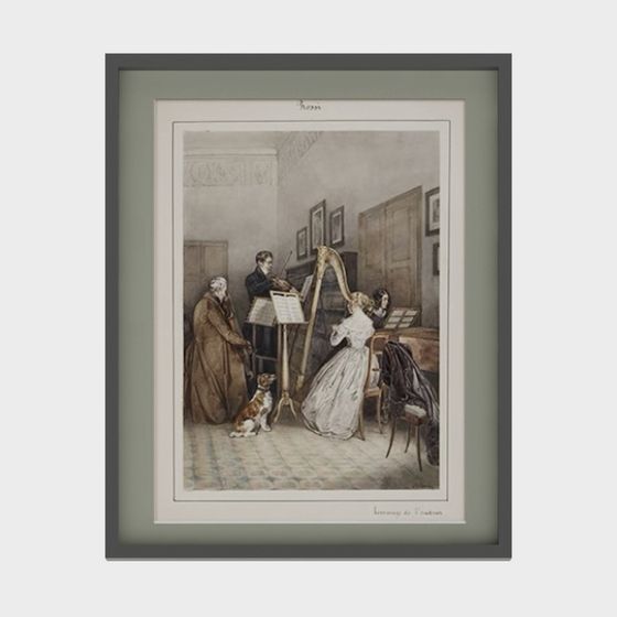 Classical Music Room 3D model