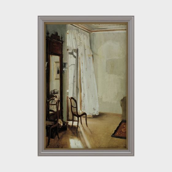 Vintage Living Room 3D model