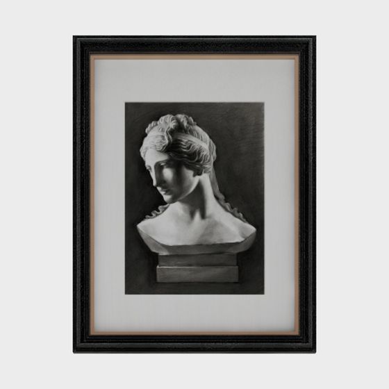 Elegant Ancient Goddess Statue 3D model