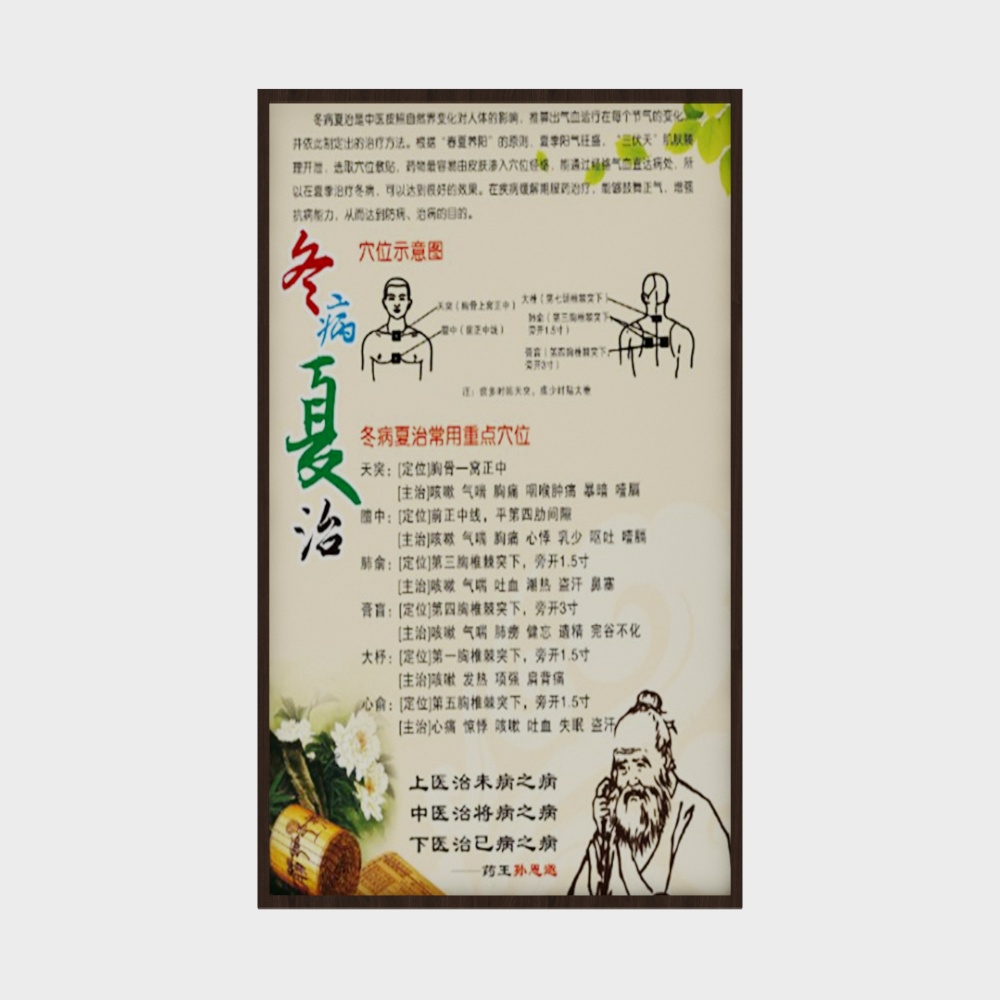 Traditional Chinese medicine decorative paintings