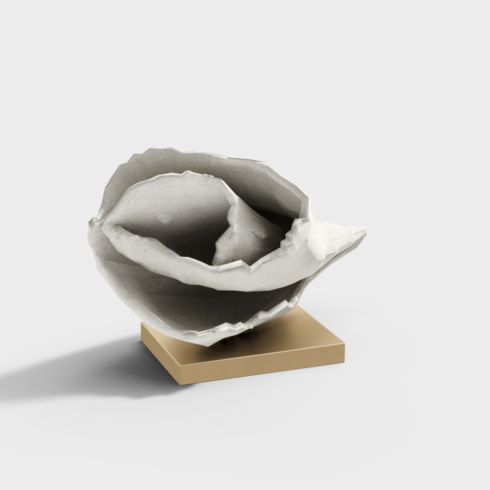 Hatching 3D Model - Low Poly Design