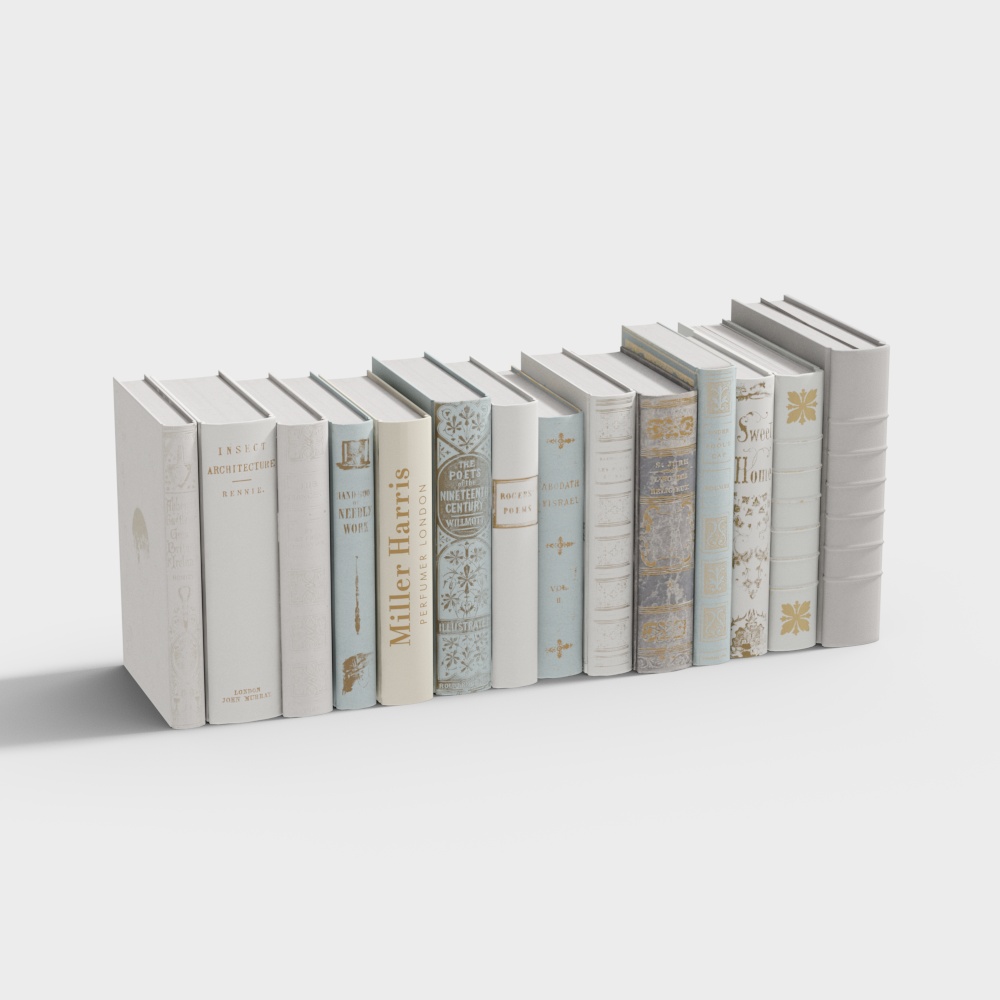 อุปกรณ์ตกแต่งหนังสือแบบอเมริกัน