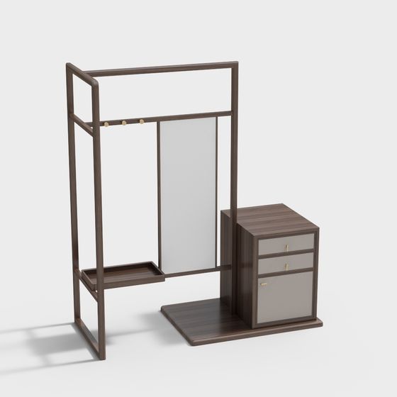 Stylish Urban Closet 3D model for Modern Interiors