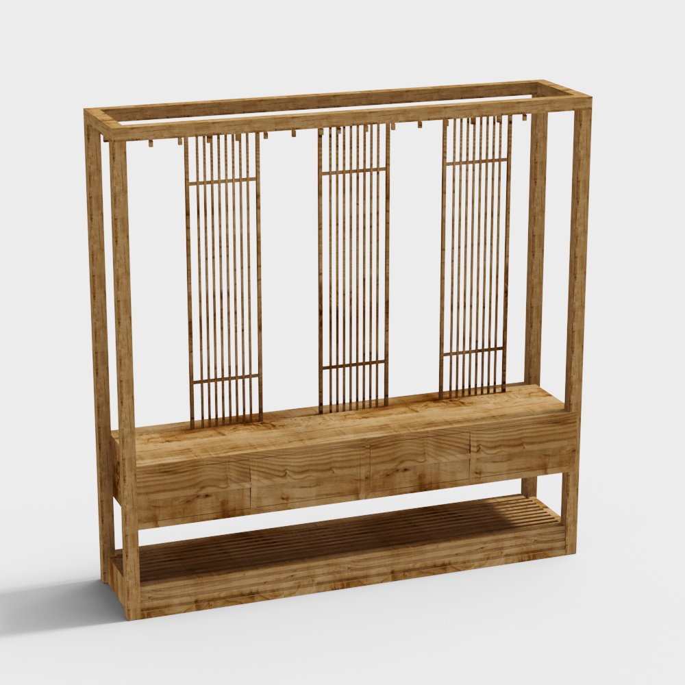 Cloakroom large clothes rack