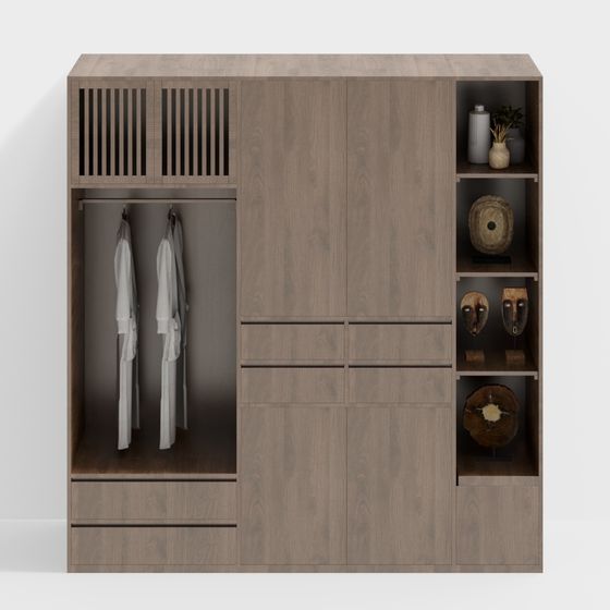 Armario de madera para habitación de hotel