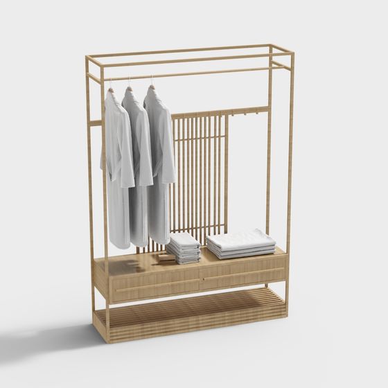 Stylish 3D Hanger Model for Creative Spaces
