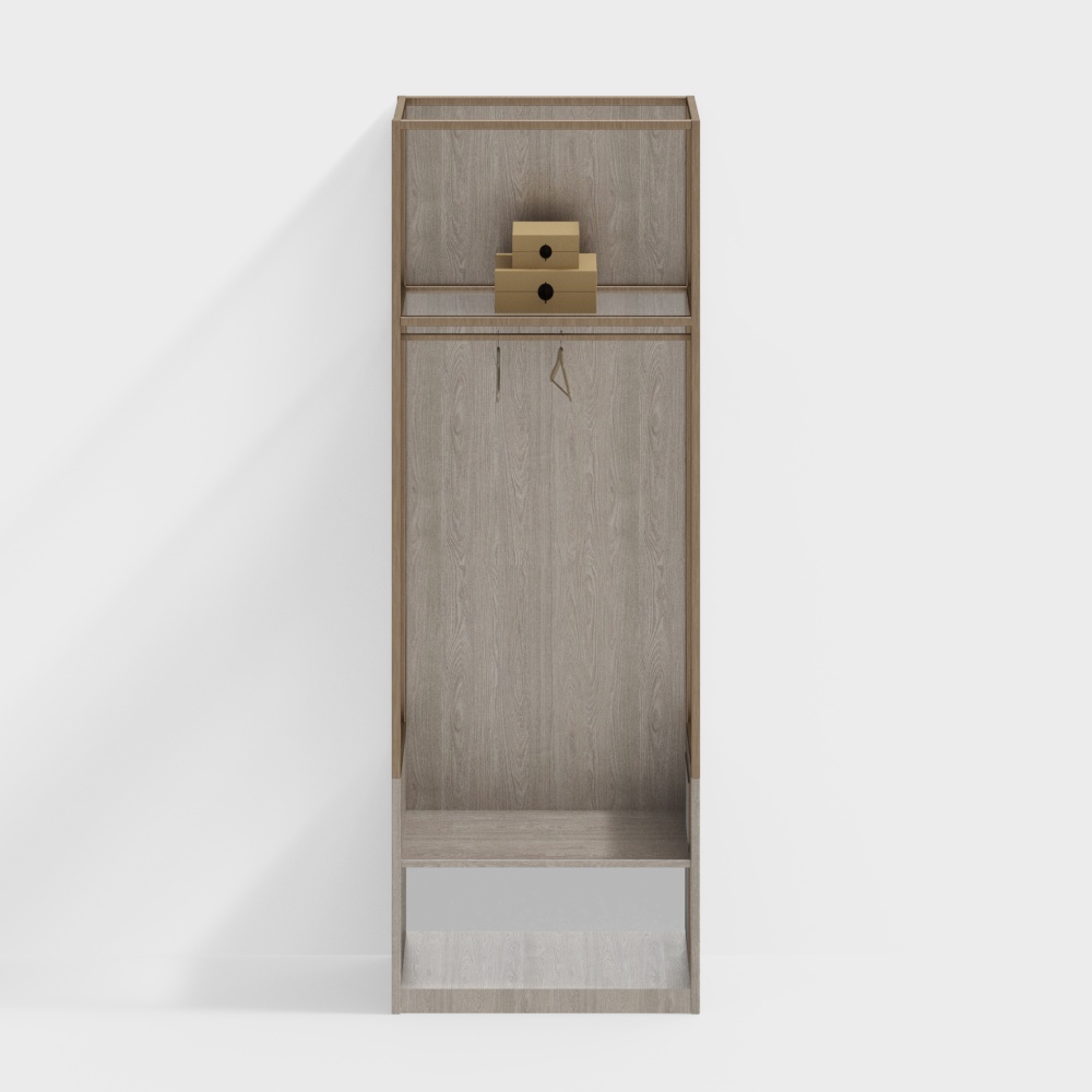 Garde-robe de rangement de chambre d'hôtel