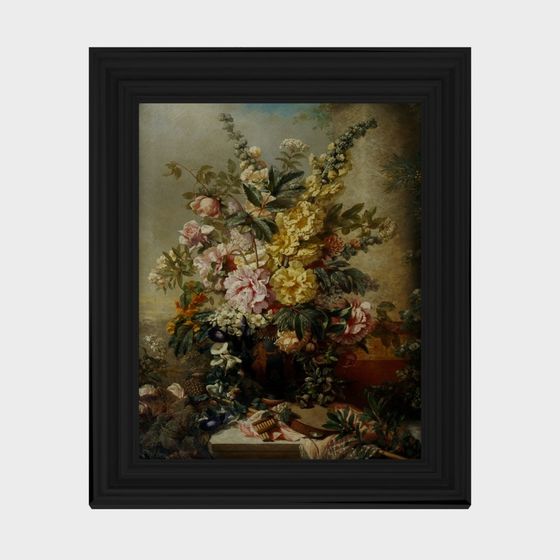 Stunning Vintage Floral 3D Model for Artistic Creations