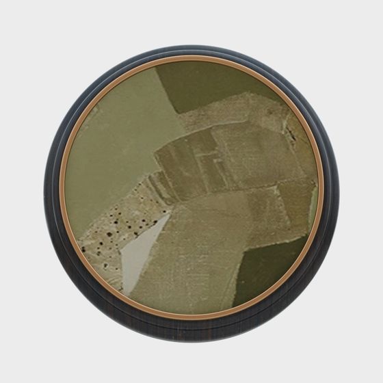 Abstract Round Mirror 3D model