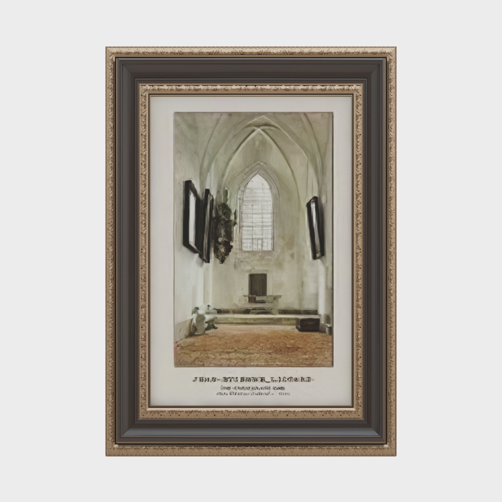 Ancient Church 3D Model with Rich Historical Details