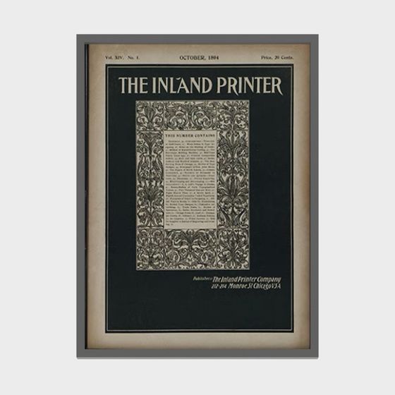 The Inland Printer Magazine Cover 3D model