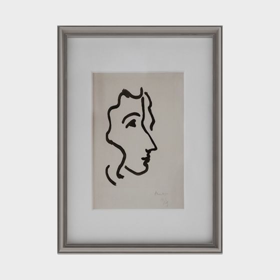 Minimalist Abstract Outline Frame 3D model for Artistic Projects