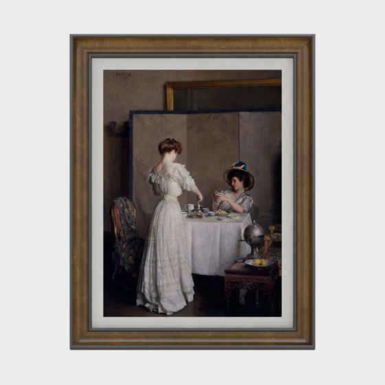 Tea Time 3D Model - A Glimpse of the 19th Century