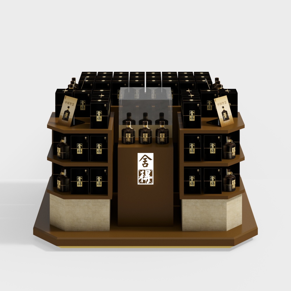 Liquor exhibition stand