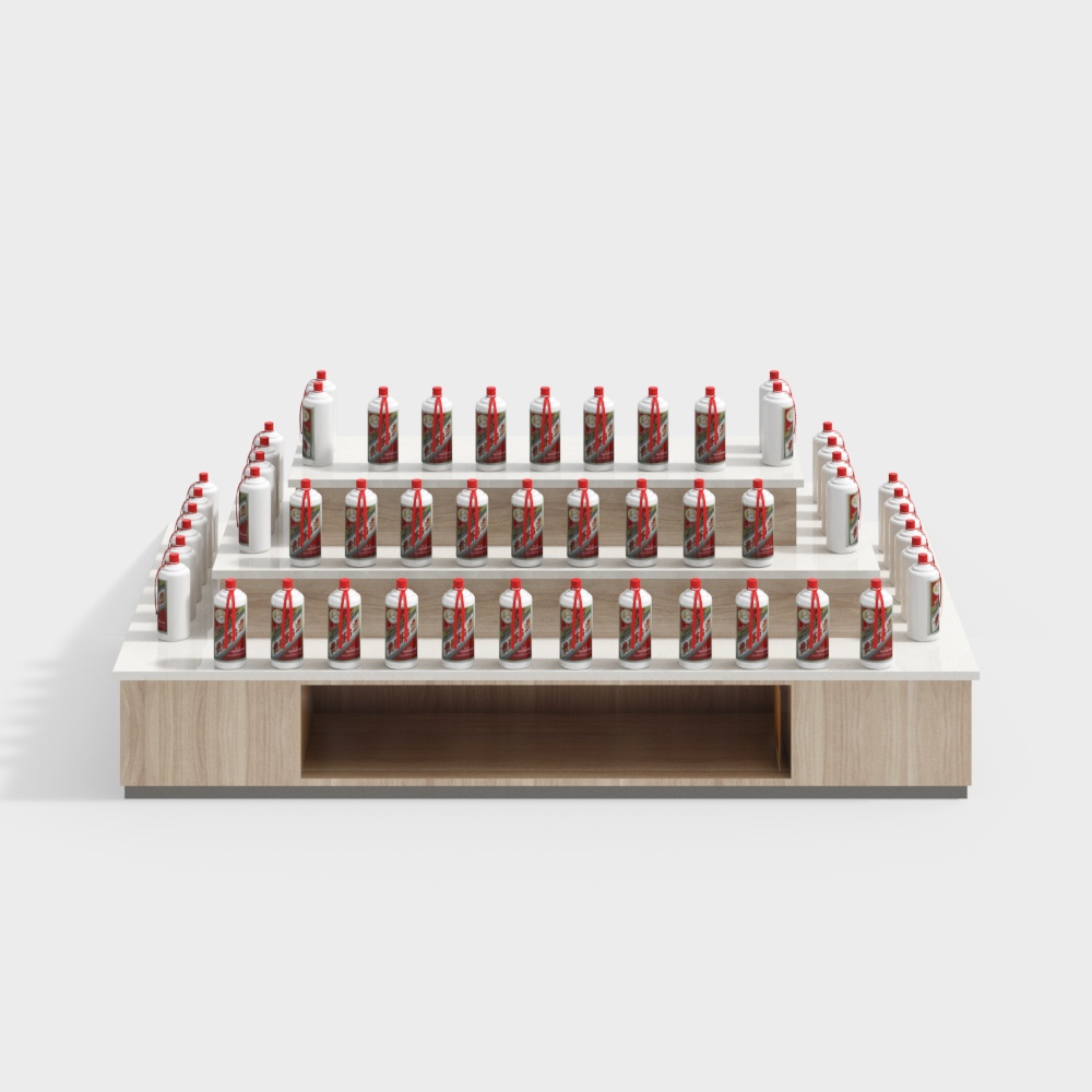 Winery liquor exhibition stand