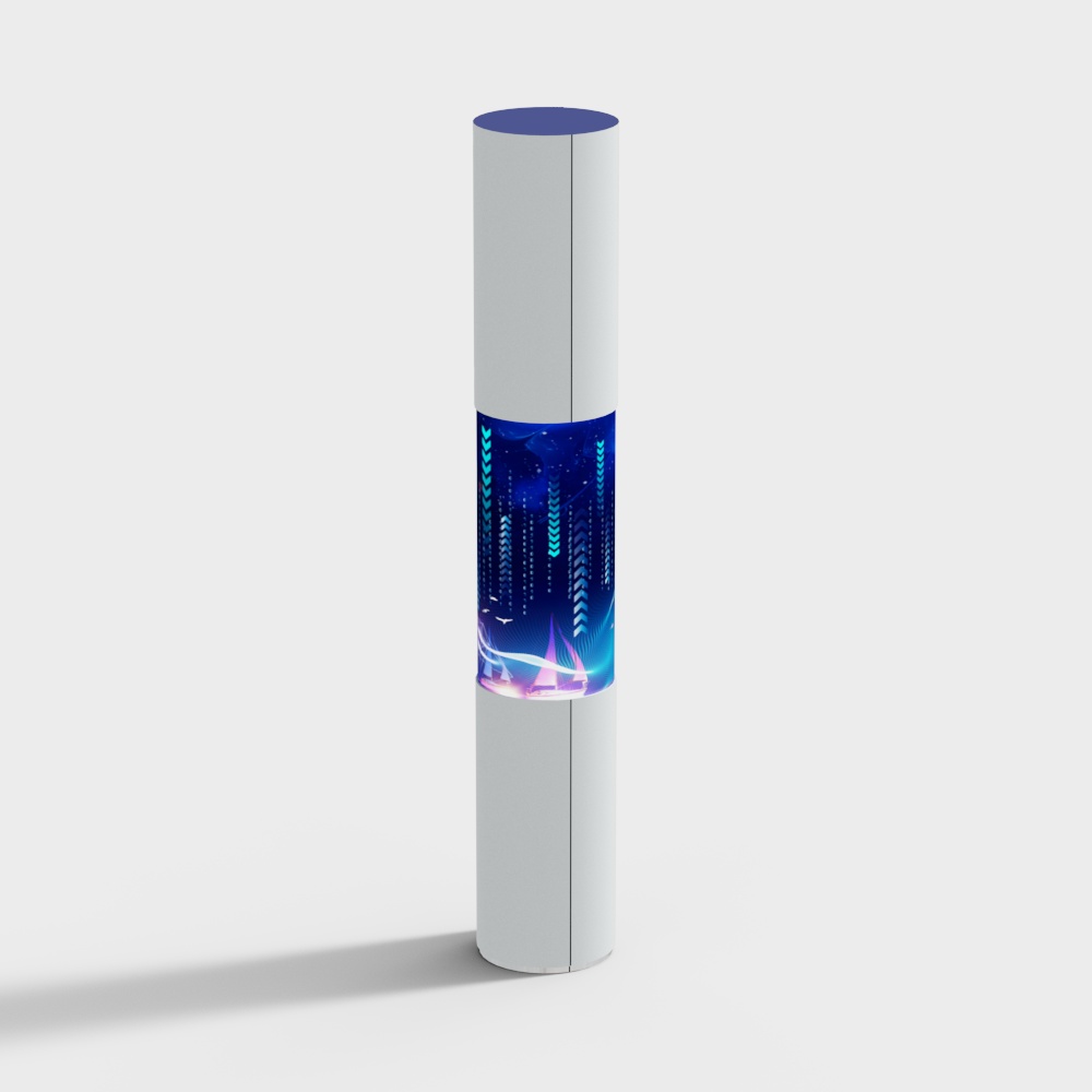 科技展覽圖騰柱