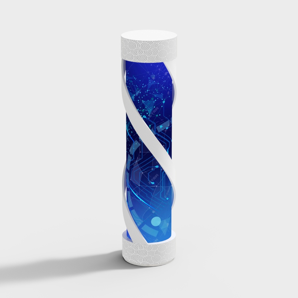 Technology showroom pillars