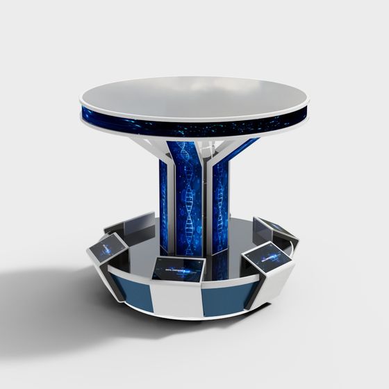 Poteau totem de technologie d'affichage intelligent