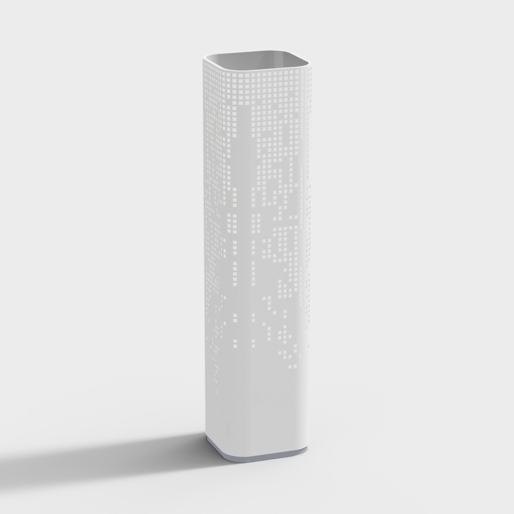 Torre cuadrada de exhibición de tecnología