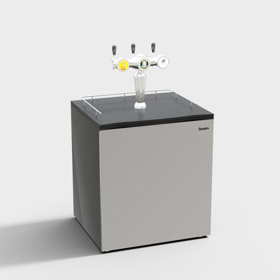 Smart Beer Dispenser 3D Model for Modern Interiors
